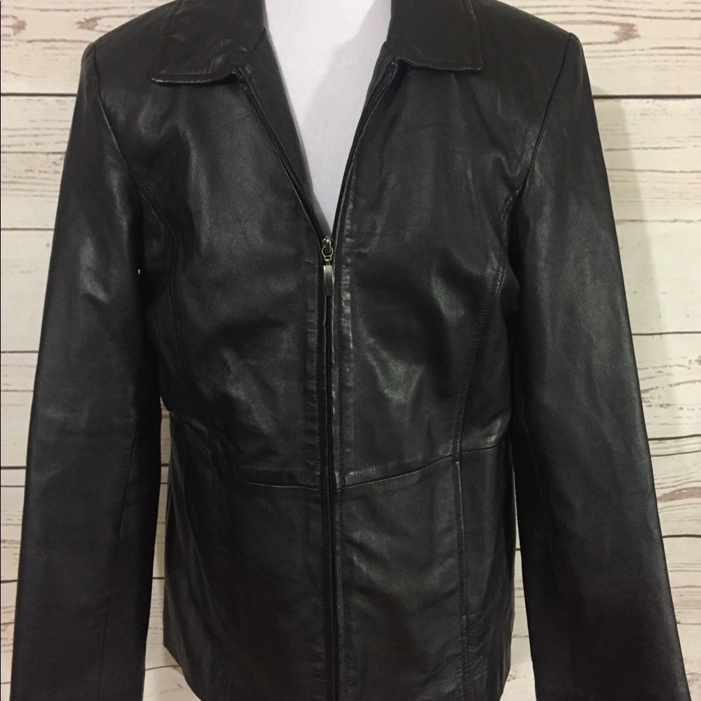 Woman’s “Style & Co” leather jacket
